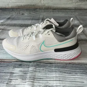 Nike Men's React Miller 2 Platinum Tint/DynamicTurquoise-White Size 10 NWOT