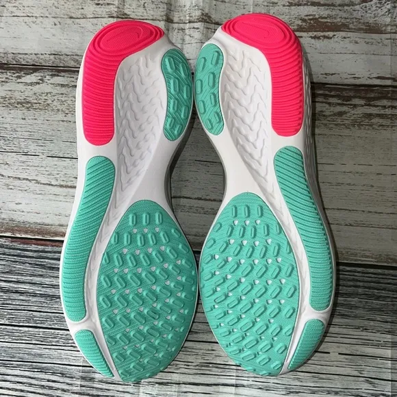 Nike Men's React Miller 2 Platinum Tint/DynamicTurquoise-White Size 10 NWOT