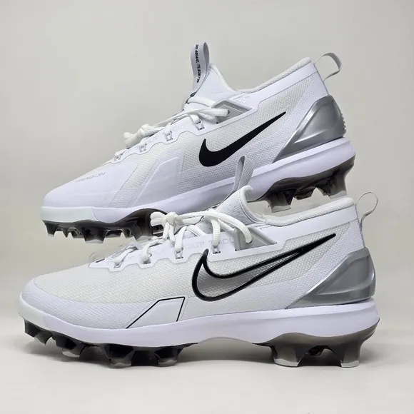 Nike Men's Size 11 Force Trout 9 Elite MCS Baseball Cleats White FZ0884-102 New