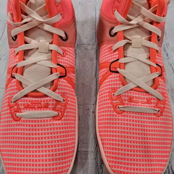 Nike MENS SIZE 17 Lebron Witness 7 Basketball Shoes DM1123-600 Bright Crimson