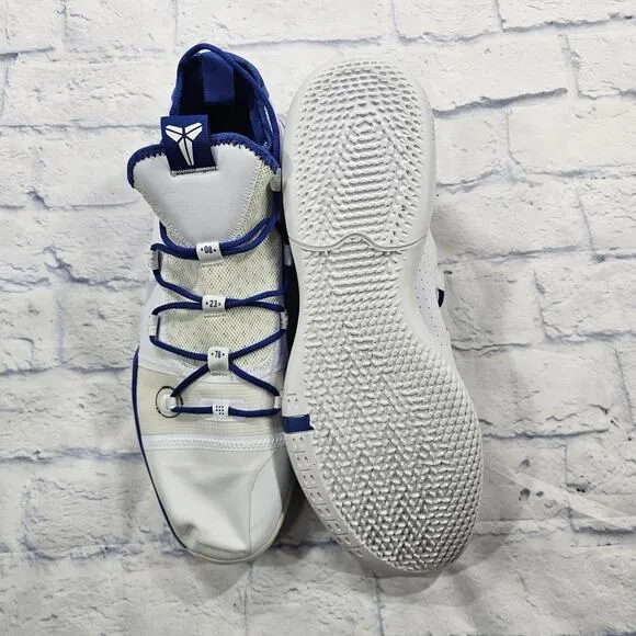 Nike MENS SIZE 18 Kobe A.D. TB White Blue Basketball Athletic Shoes Sneakers
