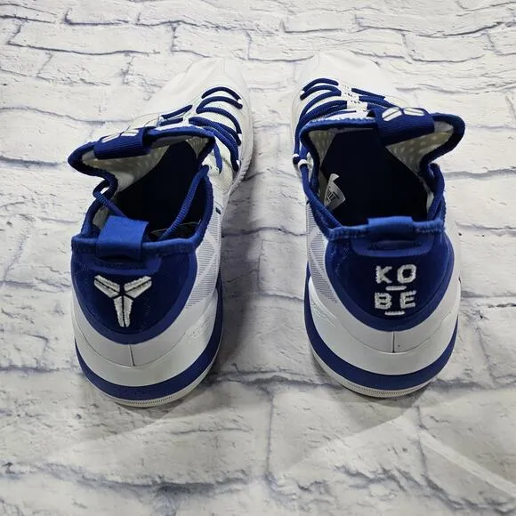 Nike MENS SIZE 18 Kobe A.D. TB White Blue Basketball Athletic Shoes Sneakers