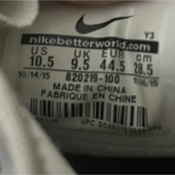 Nike Mens Zoom HyperRev 2016 White Basketball Shoes Sneakers Size 10.5