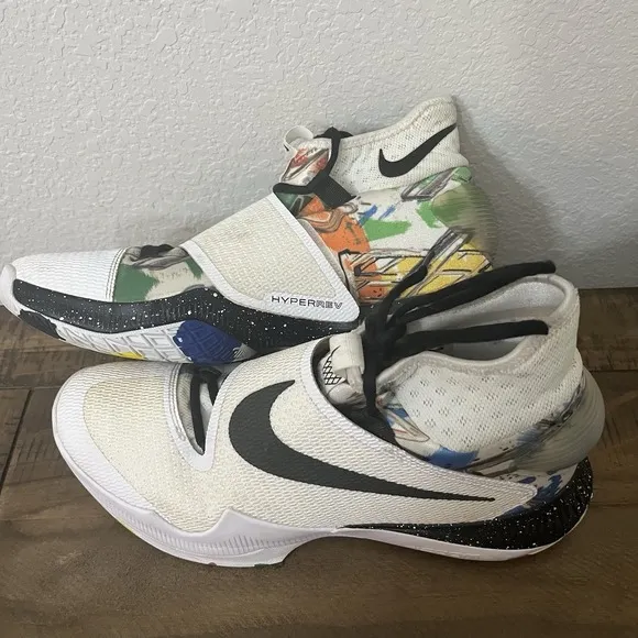 Nike Mens Zoom HyperRev 2016 White Basketball Shoes Sneakers Size 10.5