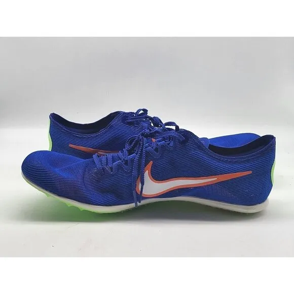 Nike Mens Zoom Mamba 6 Track &amp; Field Distance Spikes Racer Blue Shoes Size 15