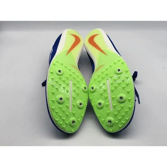 Nike Mens Zoom Mamba 6 Track &amp; Field Distance Spikes Racer Blue Shoes Size 15