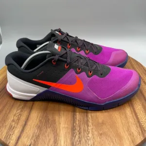 Nike Metcon 2 Shoes Mens Size 13 Purple Sneakers Crossfit Weightlifting Flywire