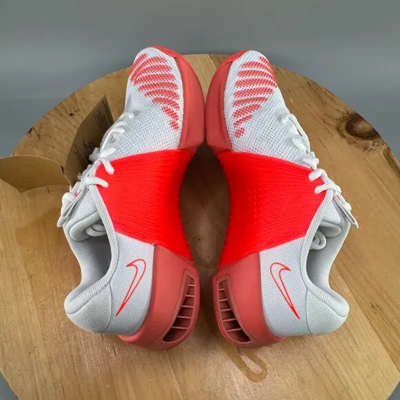 Nike Metcon 9 Womens Size 9 Shoes White Bright Crimson Athletic Sneaker Crossfit