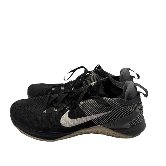 Nike Metcon DSX Flyknit 2 Black Gray White 924423-010 Men's 13 Training