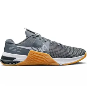 NIKE METCON MENS 7/WOMENS 8.5 CROSSFIT TRAINING SHOES SMOKE GREY/WHITE