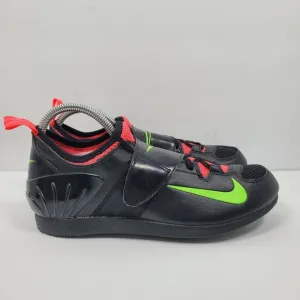 Nike Pole Vault Track &amp; Field Men's Black/Green Shoes 317404-036 US Size 9