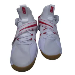 Nike React HyperSet SE Volleyball Shoes - White/Team Crimson Size 9.5 Men's/11.5