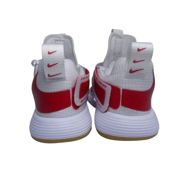 Nike React HyperSet SE Volleyball Shoes - White/Team Crimson Size 9.5 Men's/11.5