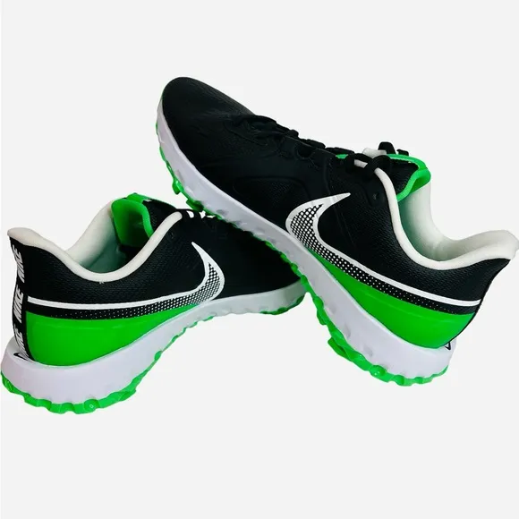 Nike React Infinity Pro Golf Shoes Black /Green CT6620-001 Mens Size 8