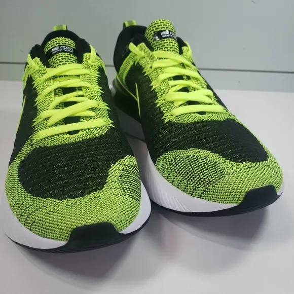 Nike React Infinity Run FlyKnit 2 Volt Black Running Training Sneakers Men's 13