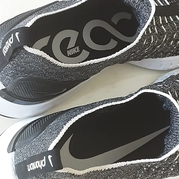 NIKE React Phantom Run FK 2 Black White Running Shoes CJ0277-003 Sz 12