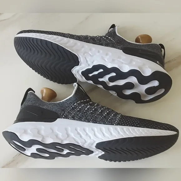 NIKE React Phantom Run FK 2 Black White Running Shoes CJ0277-003 Sz 12