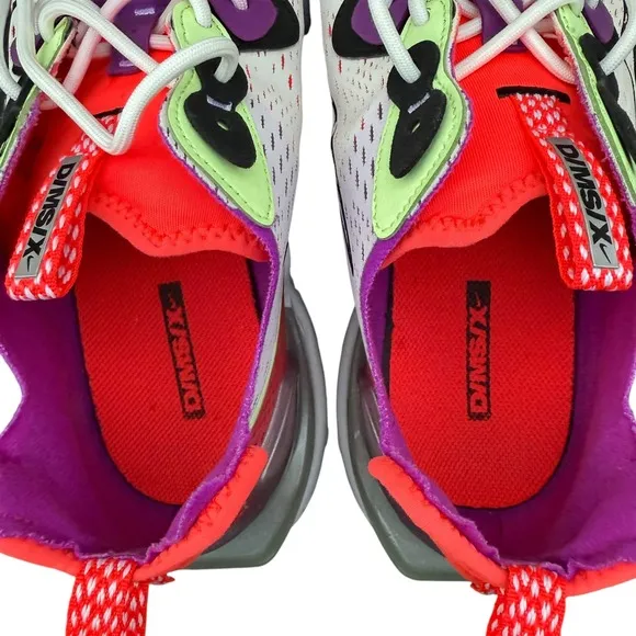 Nike‎ React Vision Barely Volt Laser Crimson Men's Running Shoes Size 10.5