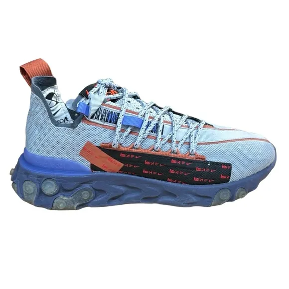 Nike React WR ISPA Wolf Grey Running Soccer Crossfit Shoe's CT2692-001 Size 5 US