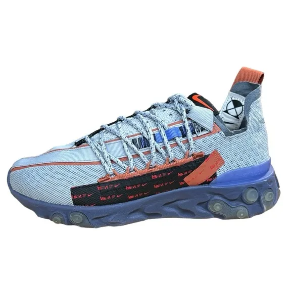 Nike React WR ISPA Wolf Grey Running Soccer Crossfit Shoe's CT2692-001 Size 5 US
