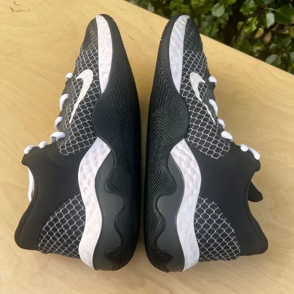 Nike Renew Elevate 2 Mens Basketball Shoes Black White Size 10.5
