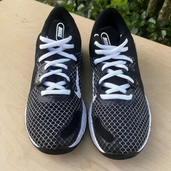 Nike Renew Elevate 2 Mens Basketball Shoes Black White Size 10.5