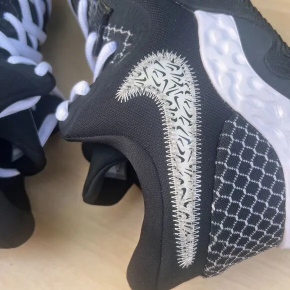 Nike Renew Elevate 2 Mens Basketball Shoes Black White Size 10.5