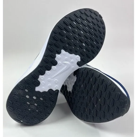 Nike Revolution 7 Mens 10.5 / Womens 12 Midnight Navy Running Shoes FB2207-400