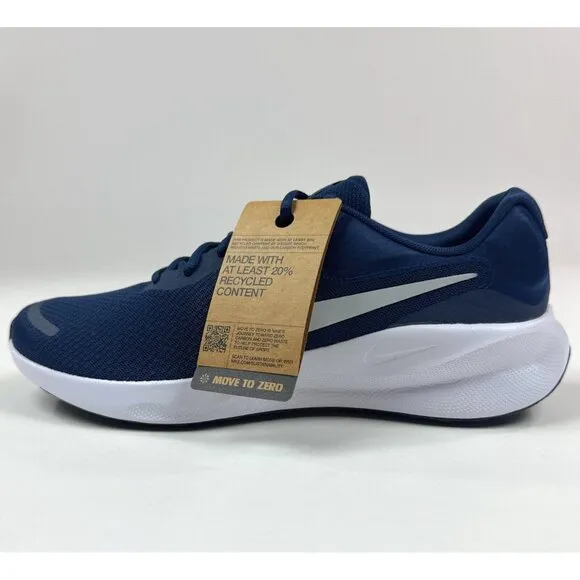 Nike Revolution 7 Mens 10.5 / Womens 12 Midnight Navy Running Shoes FB2207-400