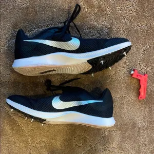 Nike Rival track distance spikes black unisex (sized as men’s), M7/W8.5