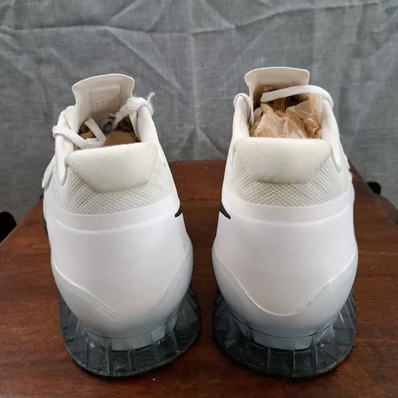 Nike Romaleos 3 852933-100 White/Black CrossFit Men Weightlifting Shoes Sz 15