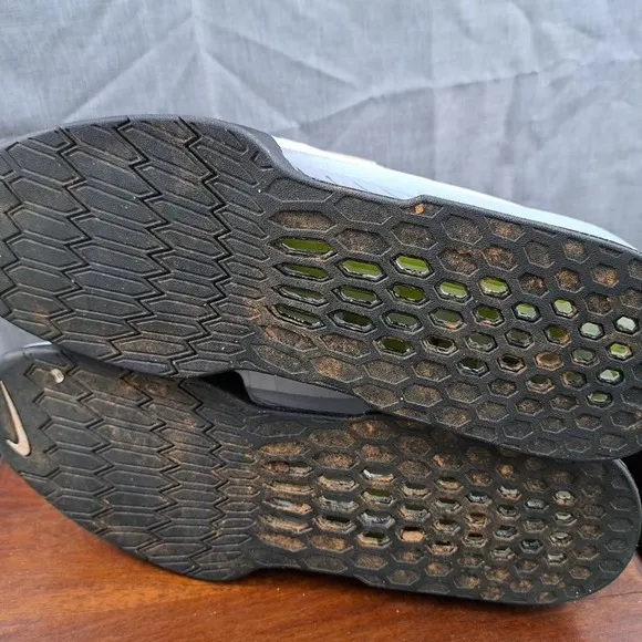 Nike Romaleos 3 852933-100 White/Black CrossFit Men Weightlifting Shoes Sz 15