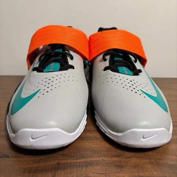 Nike Savaleos Mens Weightlifting Shoes Gray CV5708-083 size 12 Sneakers Crossfit