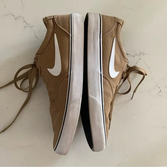 Nike SB Chron 2 Canvas Tan Shoes Sneakers Driftwood White Men’s 9