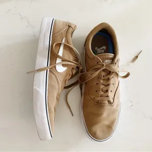 Nike SB Chron 2 Canvas Tan Shoes Sneakers Driftwood White Men’s 9