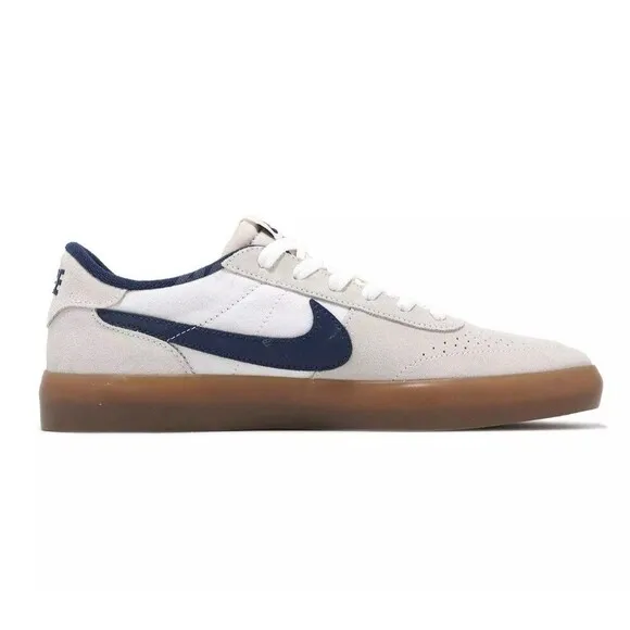 Nike SB Heritage VULC Summit White Navy Men 9.5 Skate Boarding Shoes CD5010-102