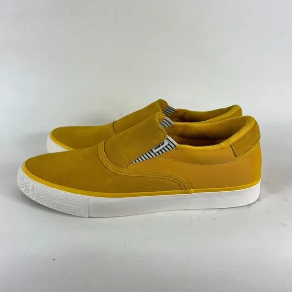 Nike SB Zoom Verona Slip PRM Men's 10 Yellow Running Athletic Shoes DM4424-700