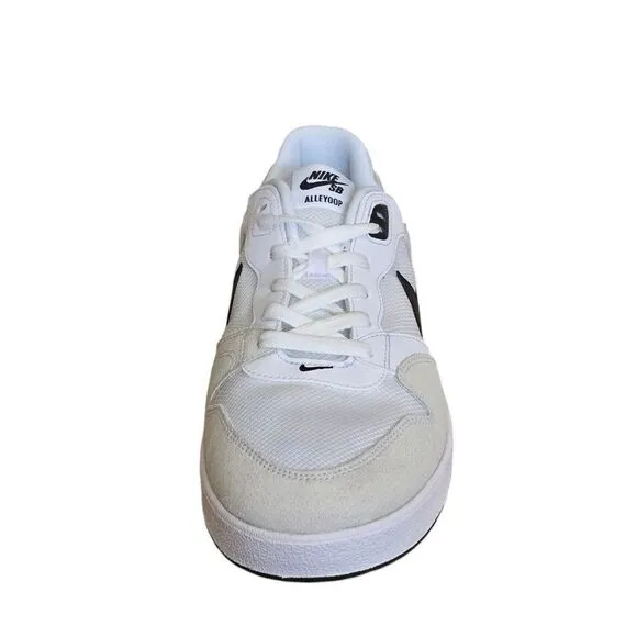 Nike SB React Leo SB Alleyoop Skate Shoes White Black Men's Size New CJ0882 100