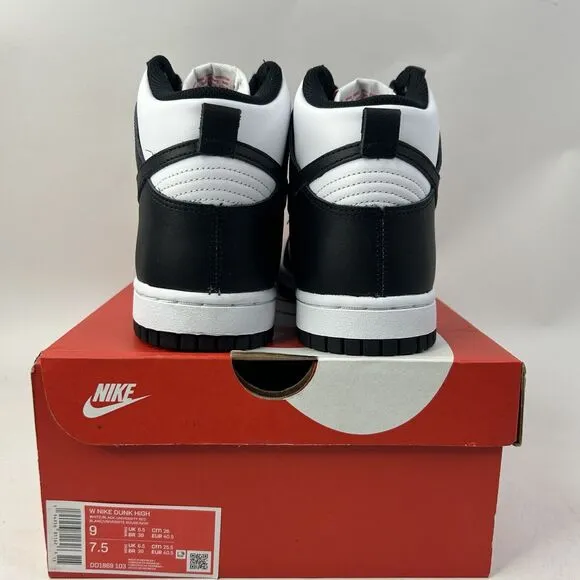 Nike Shoes Dunk High WMNS “Panda/Black White” 2024
