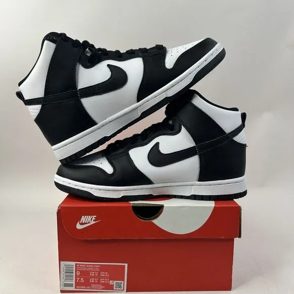 Nike Shoes Dunk High WMNS “Panda/Black White” 2024