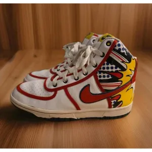 Nike Shoes Vandal High Top “Pop Art” Sneakers Size 5Y Rare 2007