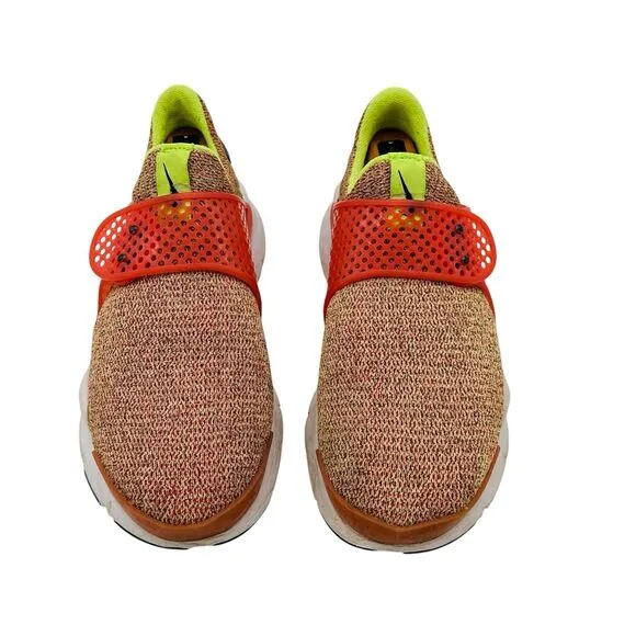 NIKE Sock Dart SE Ghost Green Hot Punch 862412-301 Womens Size 8 Pink Green RARE