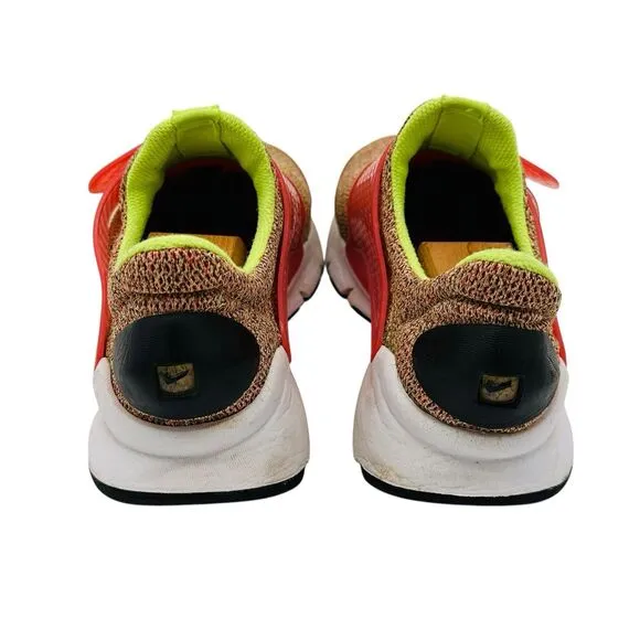NIKE Sock Dart SE Ghost Green Hot Punch 862412-301 Womens Size 8 Pink Green RARE