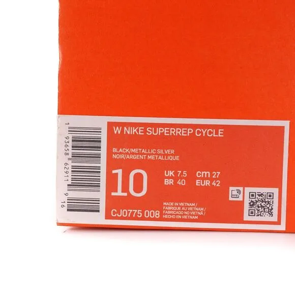 Nike Superrep Cycle Black Hyper Crimson Cycling Women's CJ0775-008 Size 10
