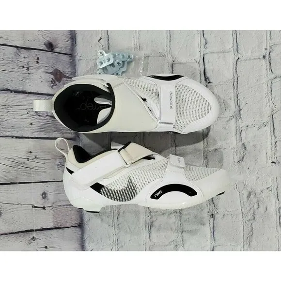 Nike SuperRep Cycle Cycling Shoes White Black CW2191-100 MENS SIZE 7