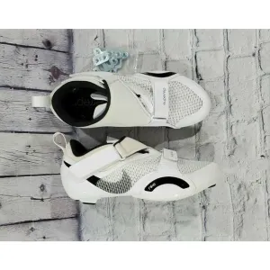 Nike SuperRep Cycle Cycling Shoes White Black CW2191-100 MENS SIZE 7