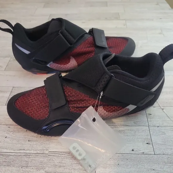 Nike Superrep Cycle Shoes Mens 10 Black Red Cycling Shoes CW2191-008
