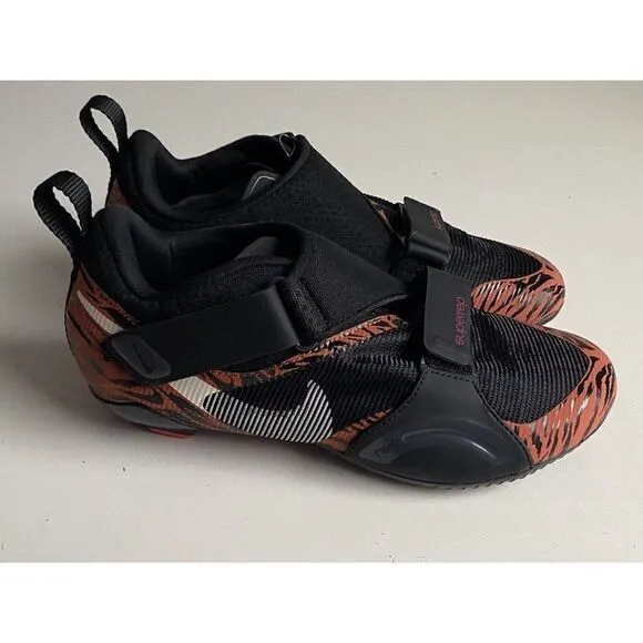 Nike SuperRep Women’s Sz 8 Black Hyper Crimson Indoor Cycling Shoes CJ0775-018