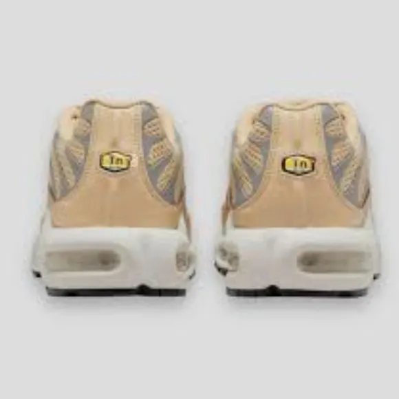 Nike Tan and Gray Air Max Sneakers with Retro Silhouette