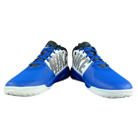 Nike Team Hustle D Game Royal White Shoes AQ4224-405 Youth Boy's Size 7 Y (GS)